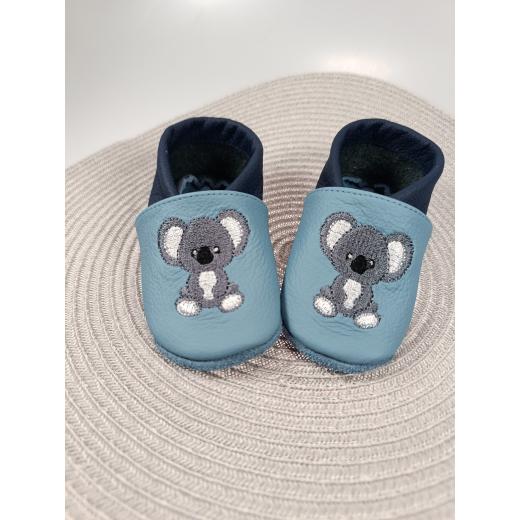 Lederpuschen Koalabär gestickt