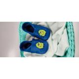 Lederpuschen Monster gestickt Lederpuschen Monster gestickt