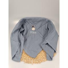 Spucktuch bestickt mit Esel und Namen