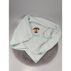 Spucktuch betickt mit Hund und Namen